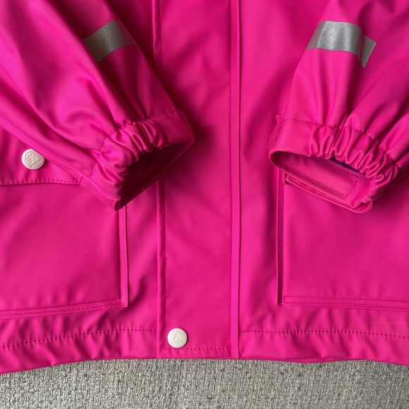 Kamik Splash Rain Jacket - 3T - neon pink - Picture 6 of 6